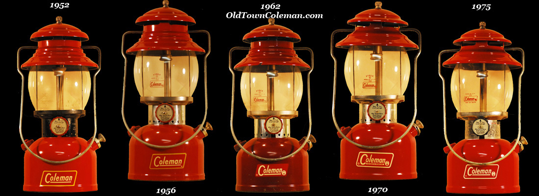 Old Town Coleman Single Mantle Lantern Production Information